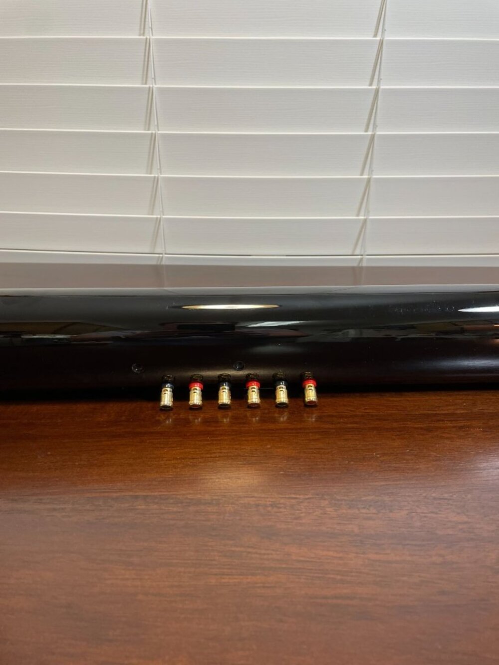 KEF HTF7003 Passive Soundbar 3.0 Channel High Gloss Black with Wall Mount - Picture 7 of 9
